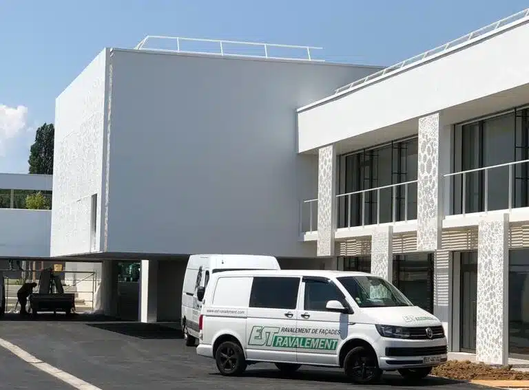 Façade rénovée après isolation extérieure à Wingersheim – Est Ravalement