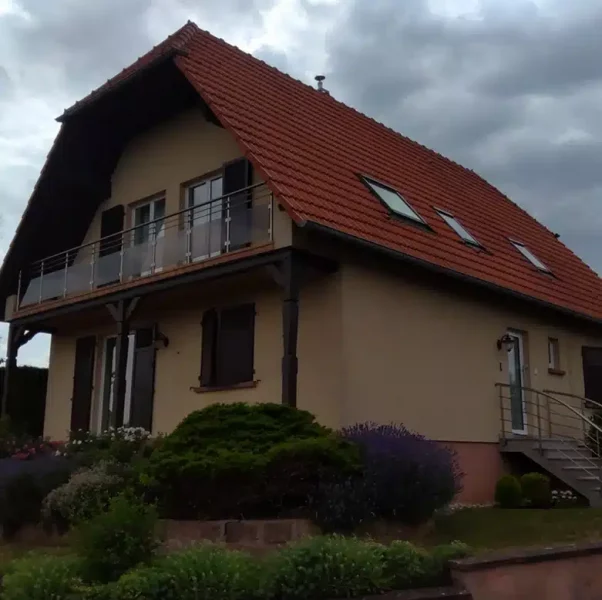 Maison à Mommenheim avant les travaux d’isolation thermique par l’extérieur
