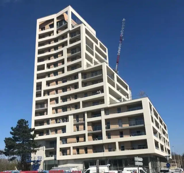 Résultat final après isolation extérieure de la résidence Plein Ciel à Strasbourg – Est Ravalement