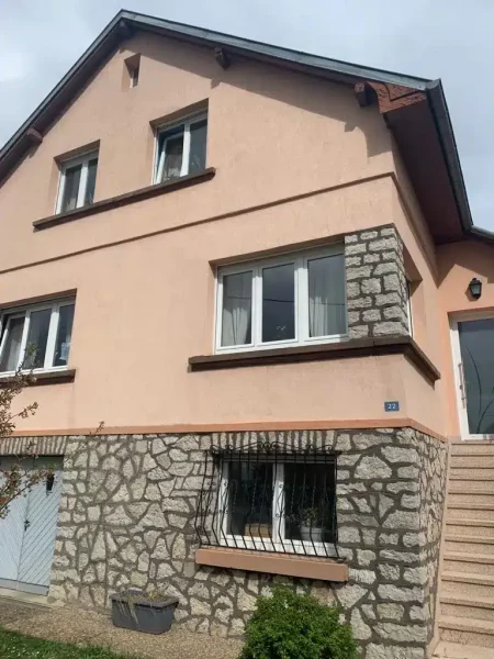 Maison individuelle à Sarrebourg avant les travaux d’isolation thermique extérieure